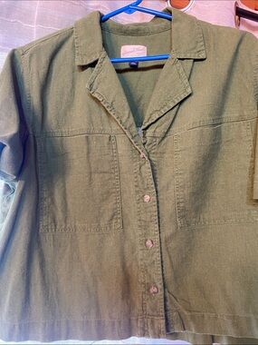 Universal Thread Olive Green Collared Shirt